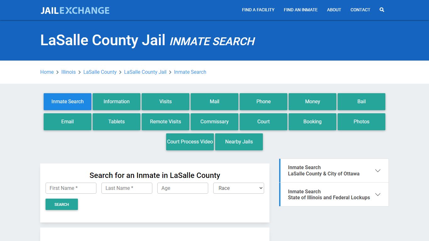 LaSalle County Jail, IL Inmate Search: Roster & Mugshots