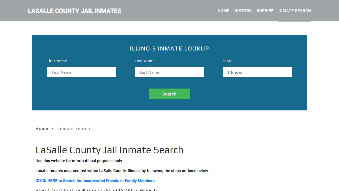 LaSalle County, IL Detainee Lookup